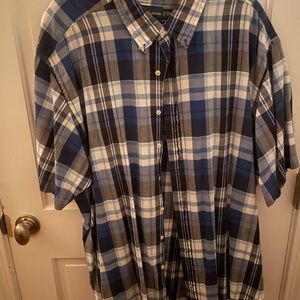 Blue Plaid Ralph Lauren Lightweight Shirt